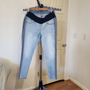 Indigo Blue Skinny Maternity Jeans, NWT, SZ M
